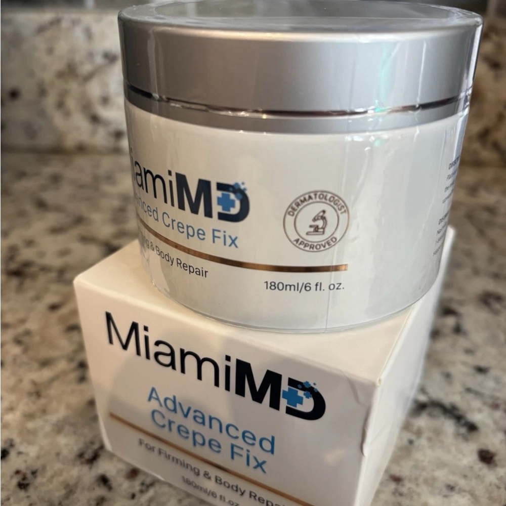 MiamiMD Advanced Crepe Fix Moisturizing and Tightening Face Cream.